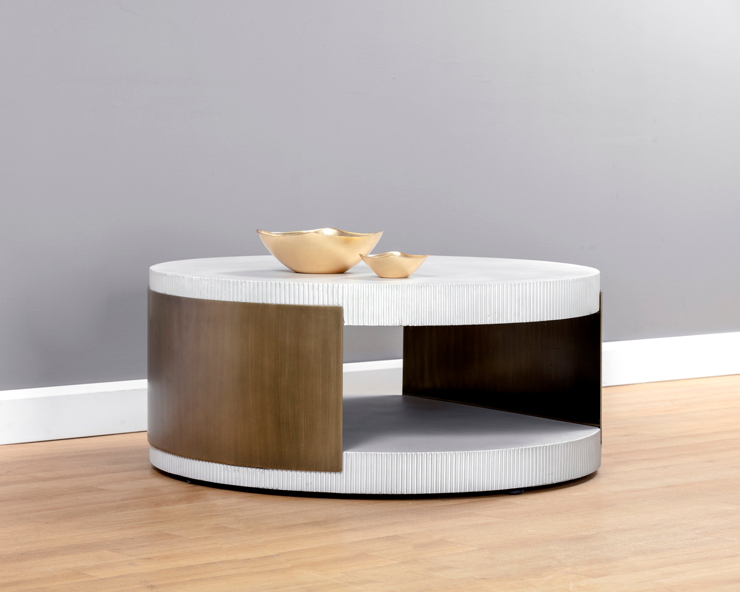 Cavette Coffee Table - White