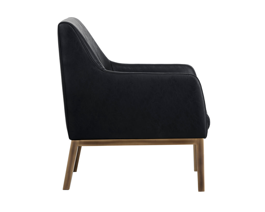 Wolfe Lounge Chair - Bravo Black