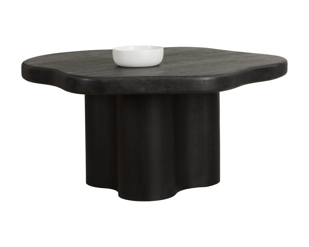 Bellona Dining Table - Charcoal Black - 68.5"