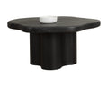 Bellona Dining Table - Charcoal Black - 68.5"
