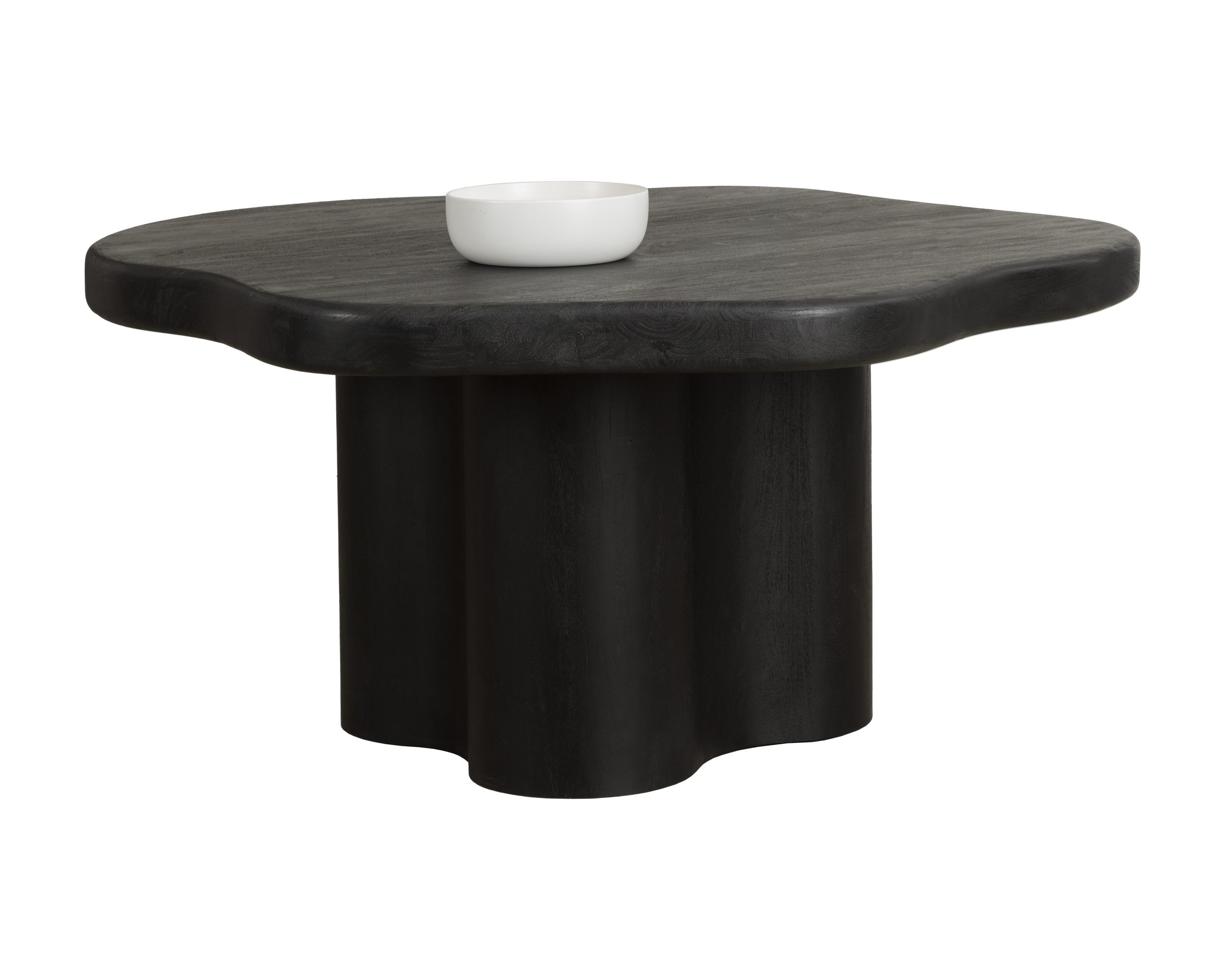 Bellona Dining Table - Charcoal Black - 68.5"