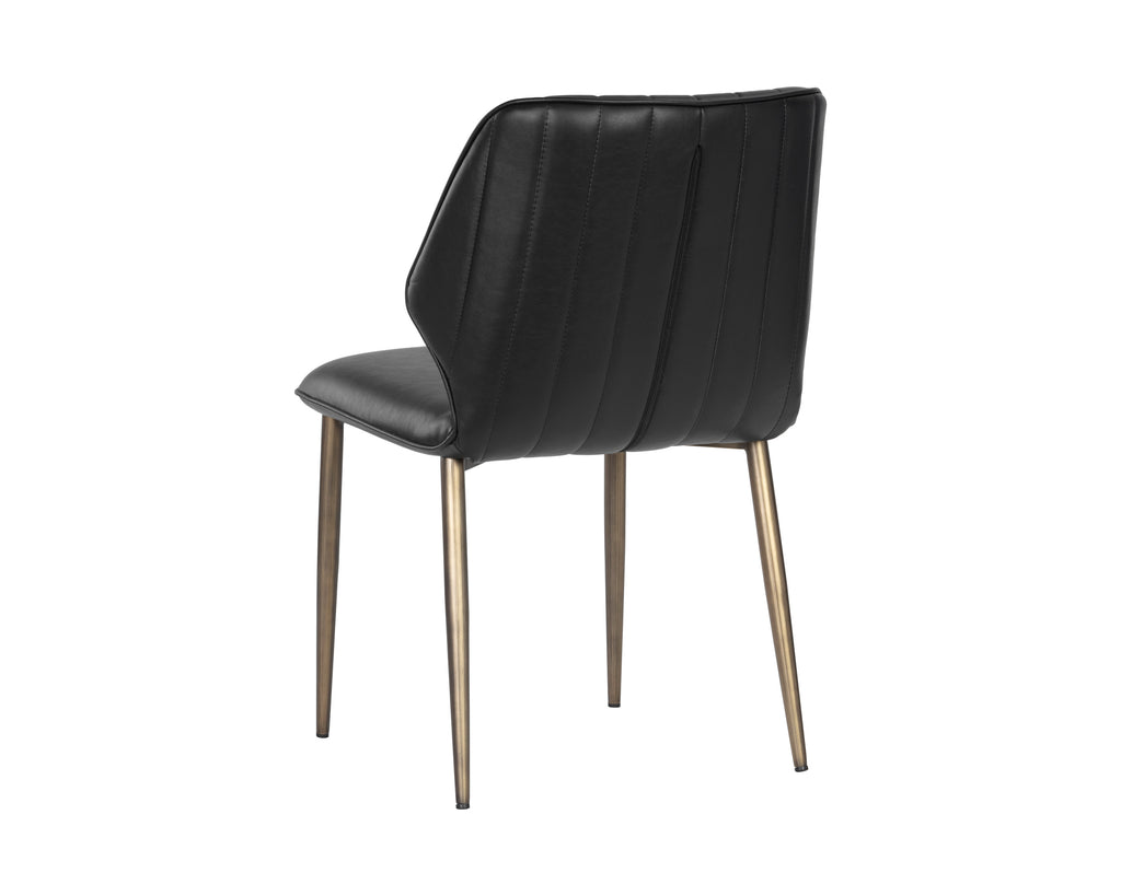 Clinton Dining Chair - Bronze - Bravo Black