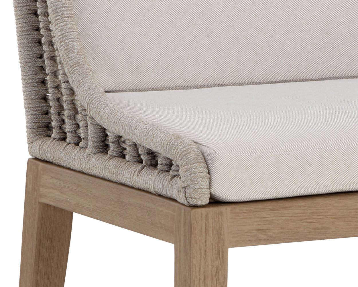 Sorrento Dining Chair - Drift Brown - Palazzo Cream