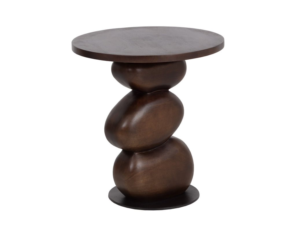 Paplo End Table - Medium Brown
