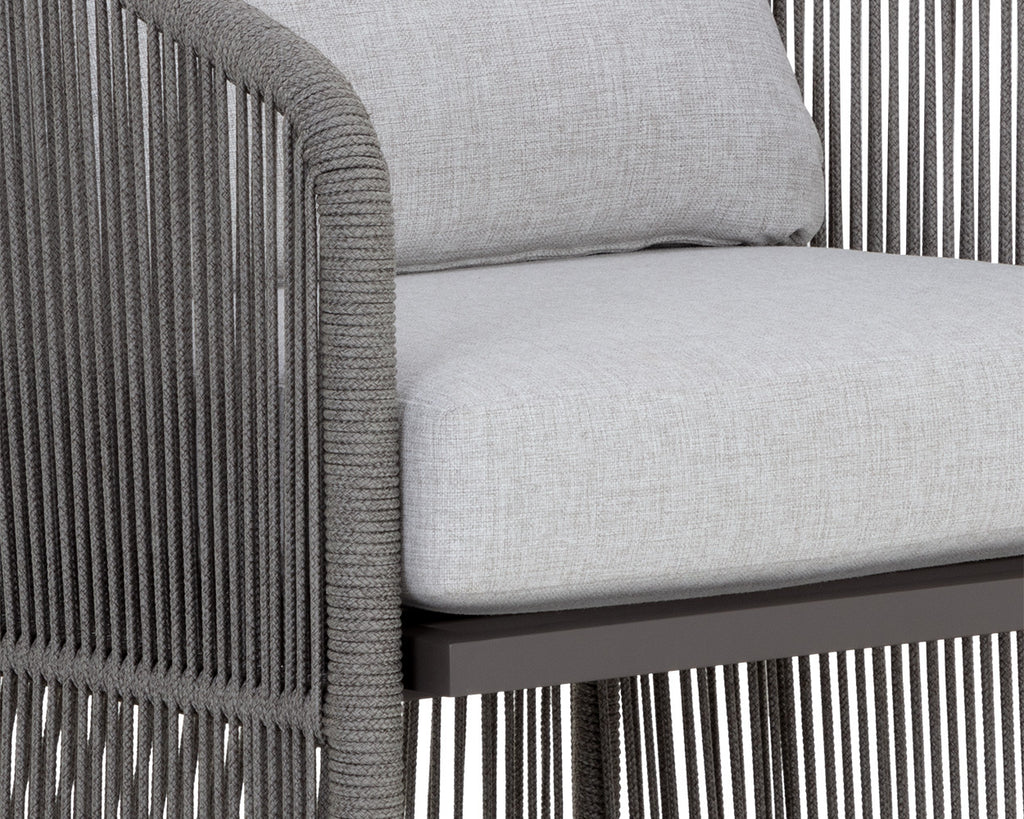 Allariz Dining Armchair - Warm Grey - Gracebay Light Grey
