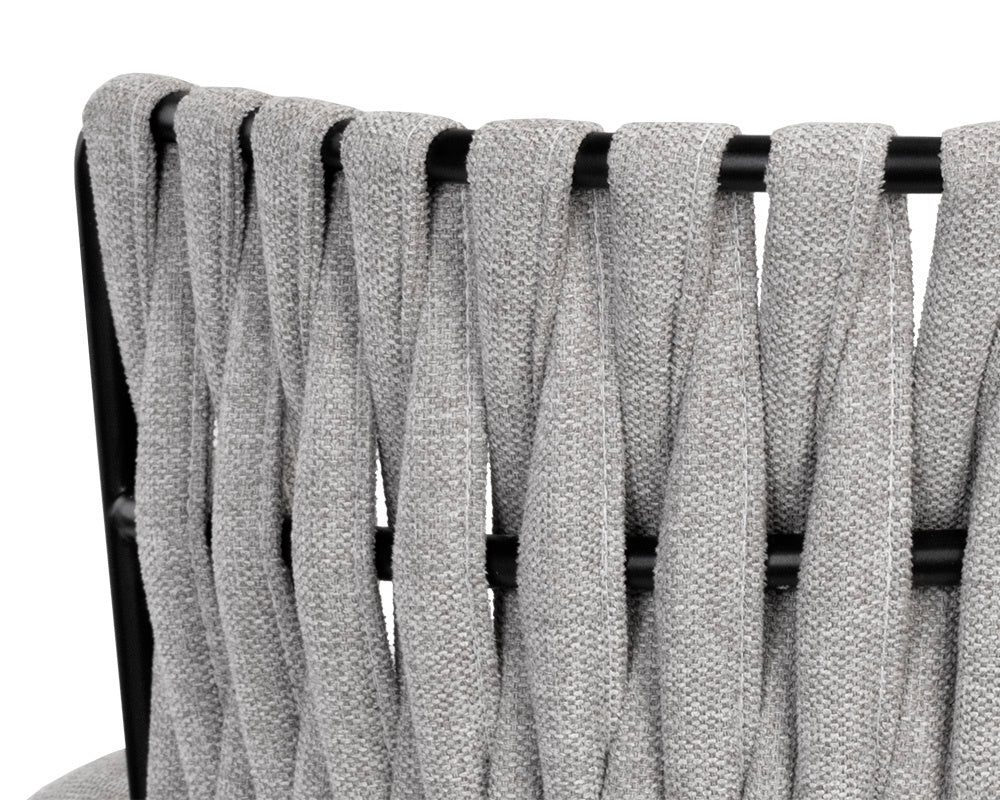 Sarai Dining Armchair - Belfast Heather Grey