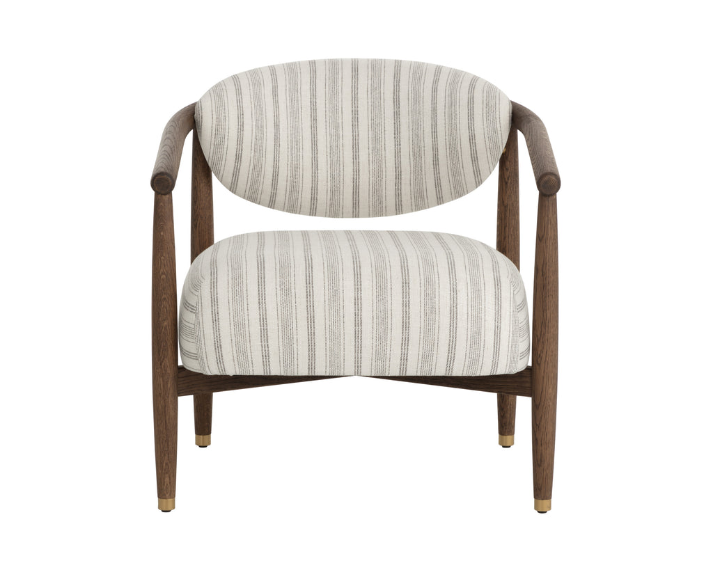 Sigrid Lounge Chair - Antique Brown - Gifford Script