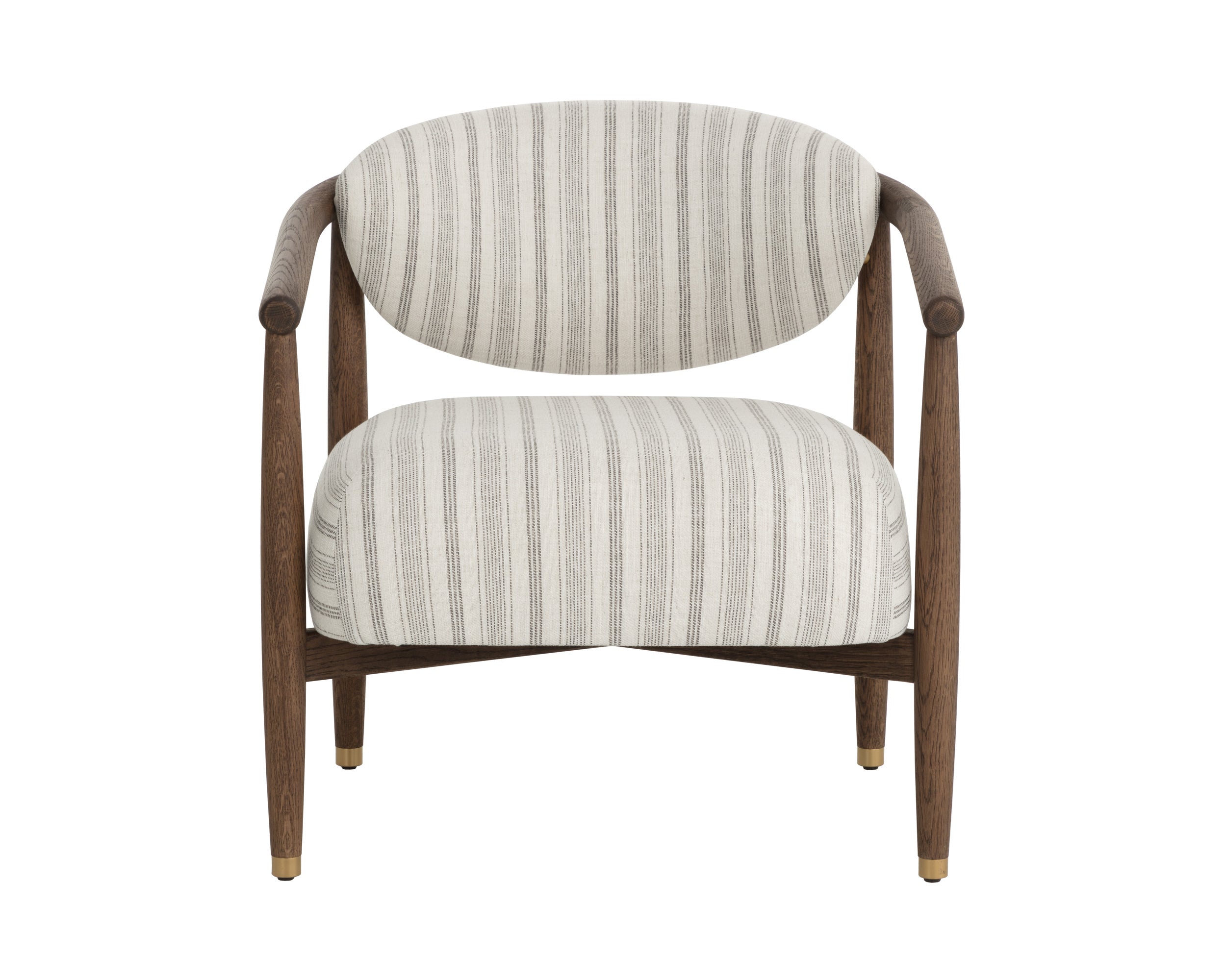 Sigrid Lounge Chair - Antique Brown - Gifford Script