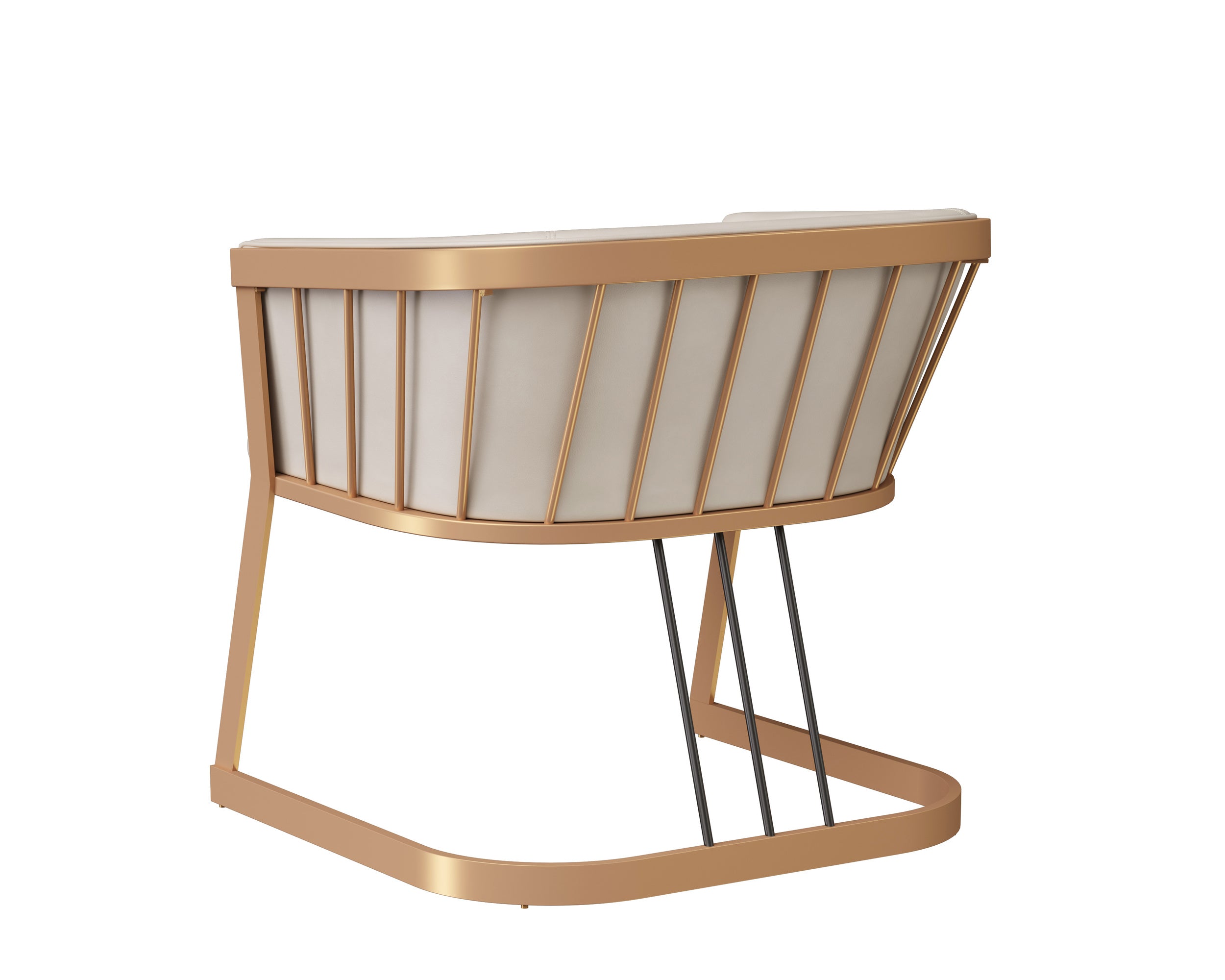 Caily Lounge Chair - Bravo Cream
