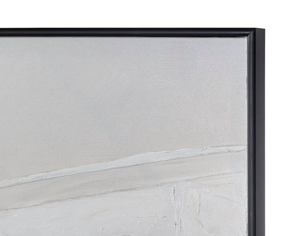 Breaking Barriers - 60" X 60" - Black Floater Frame