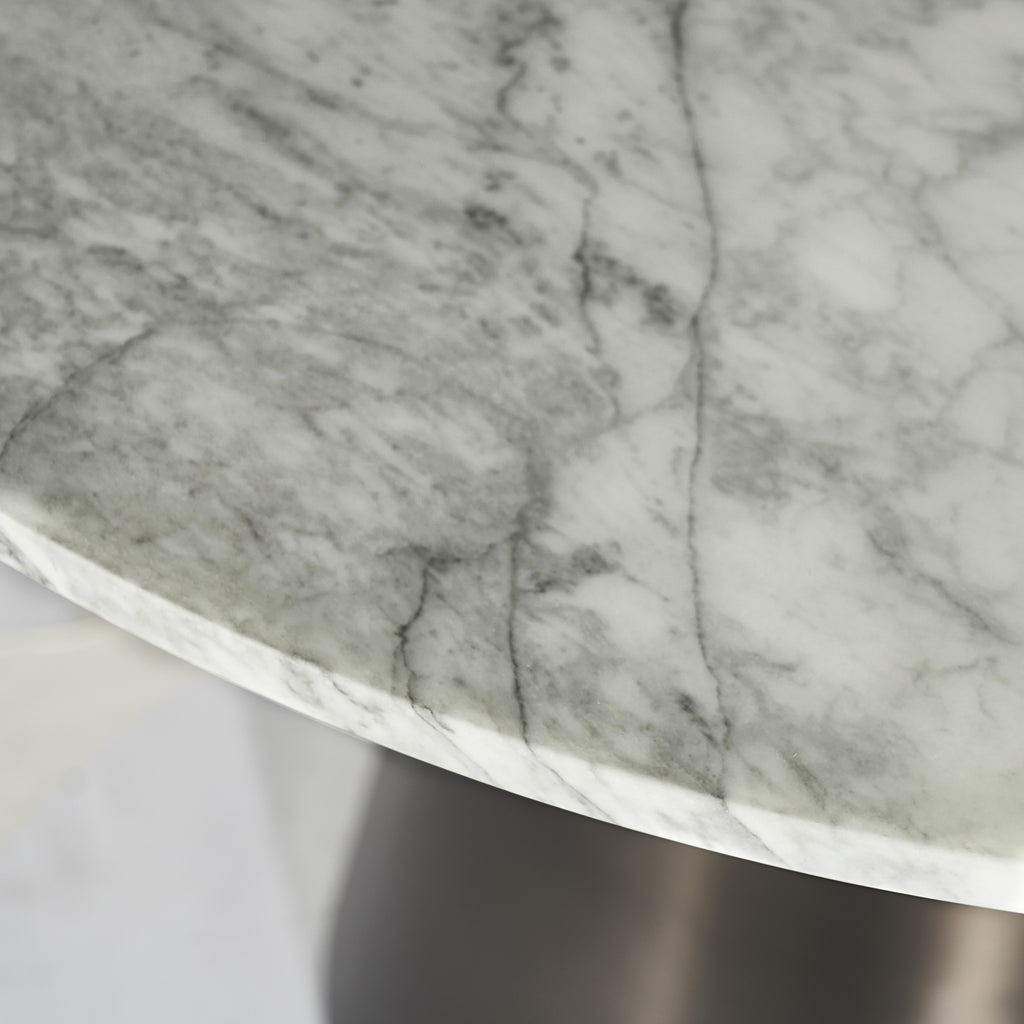 Damon Bistro Table - Gunmetal - 35.5"