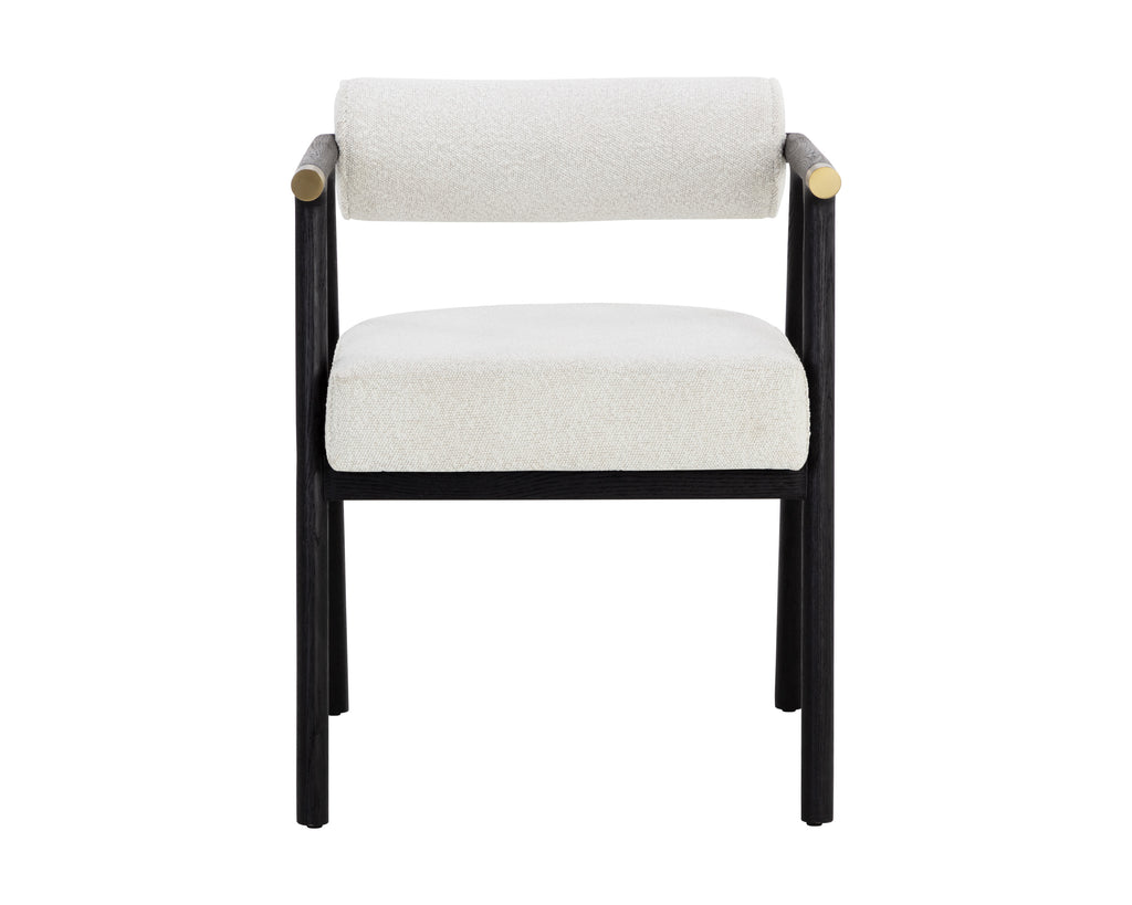Sova Dining Armchair - Black - Copenhagen White