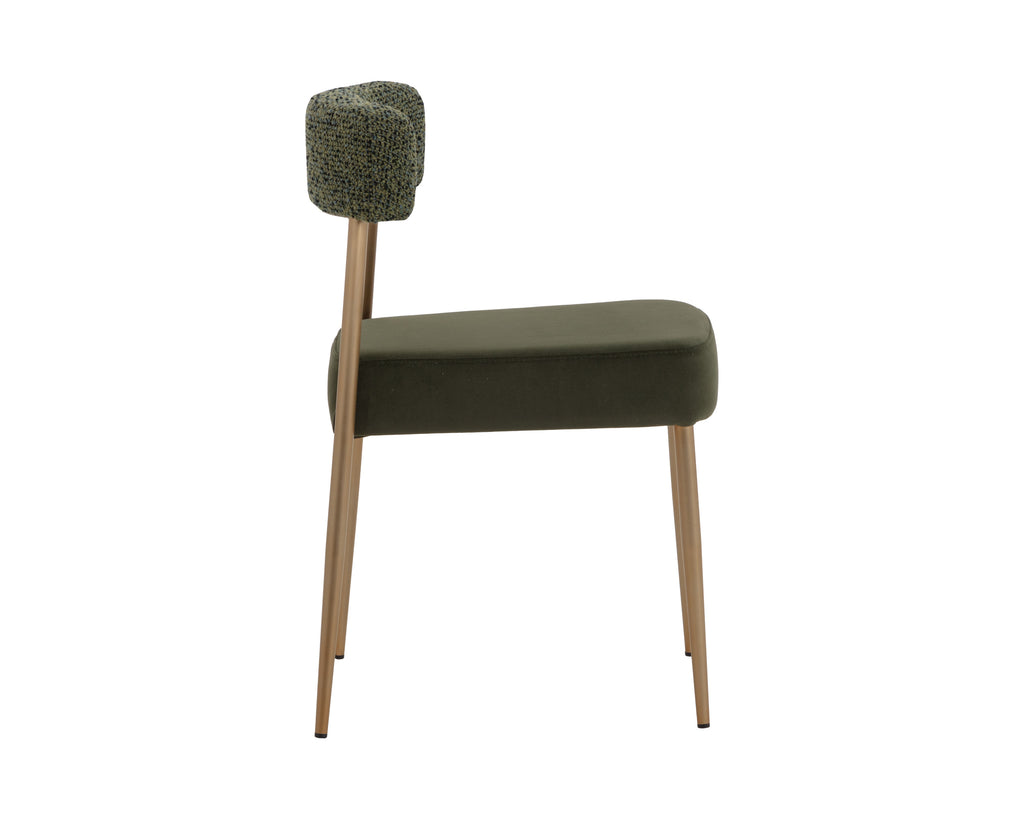 Ashwin Stackable Dining Chair - Kona Backwoods / Noah Meadow