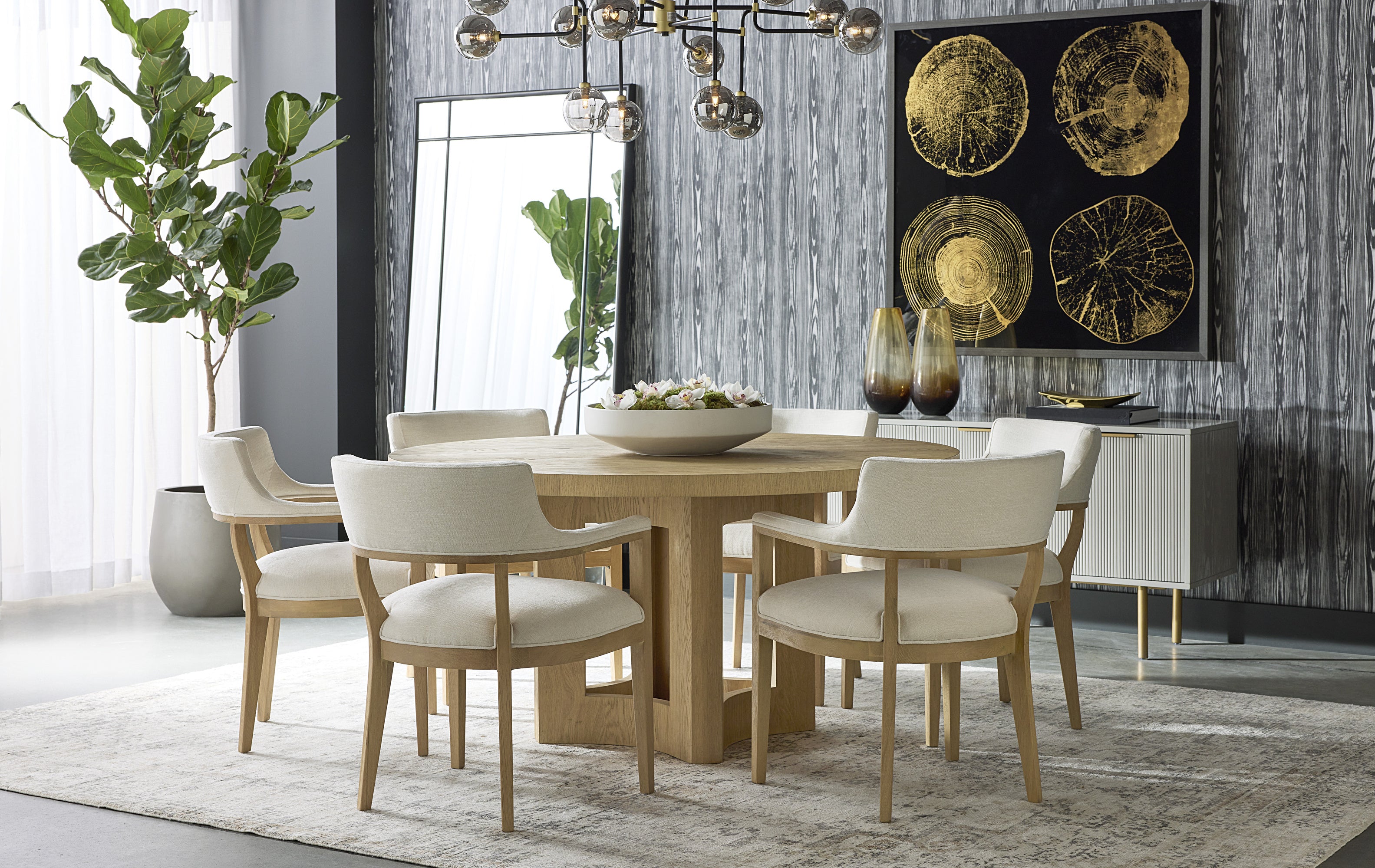 Elma Dining Table - Natural - 60"