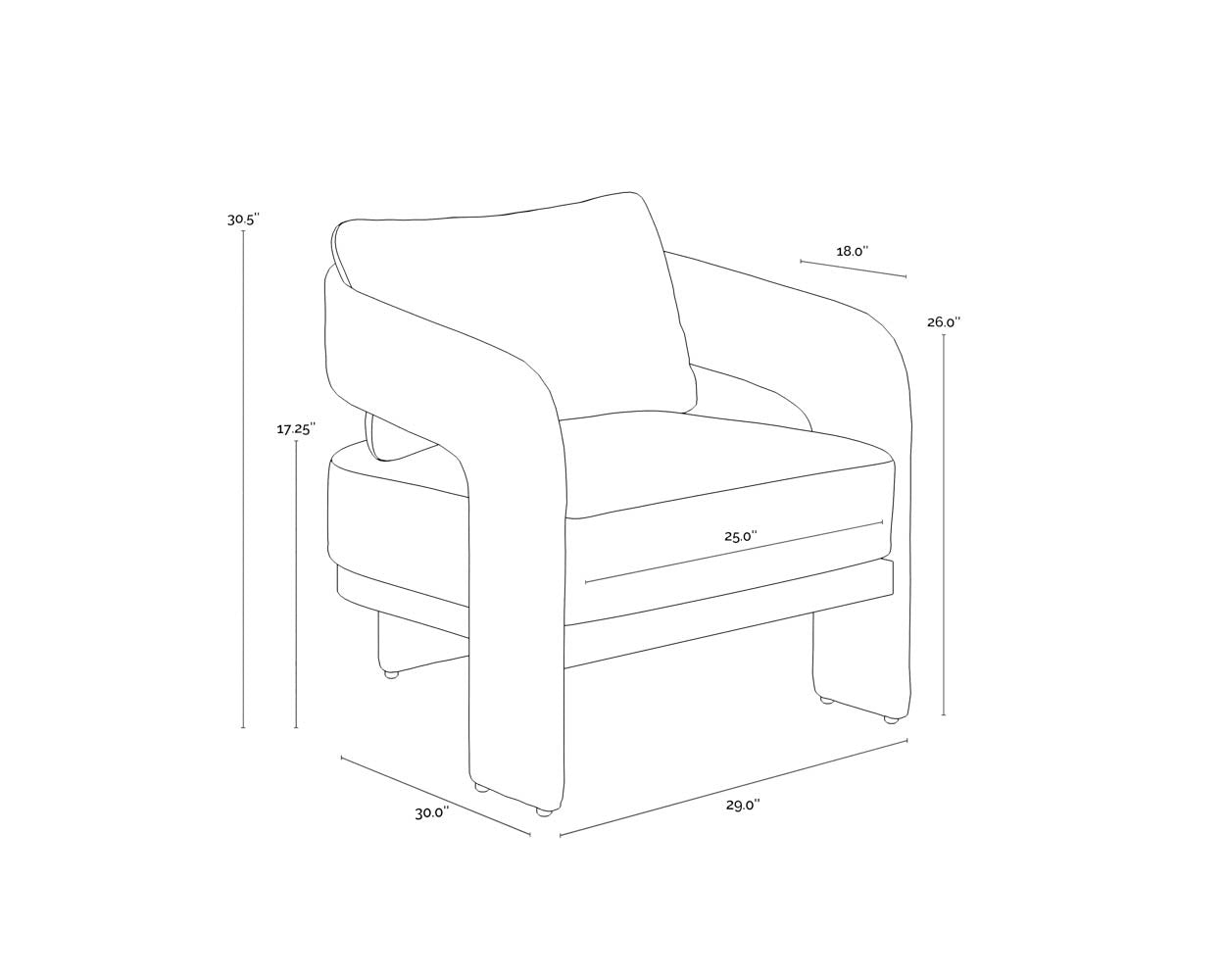 Pylos Lounge Chair - Natural - Louis Cream