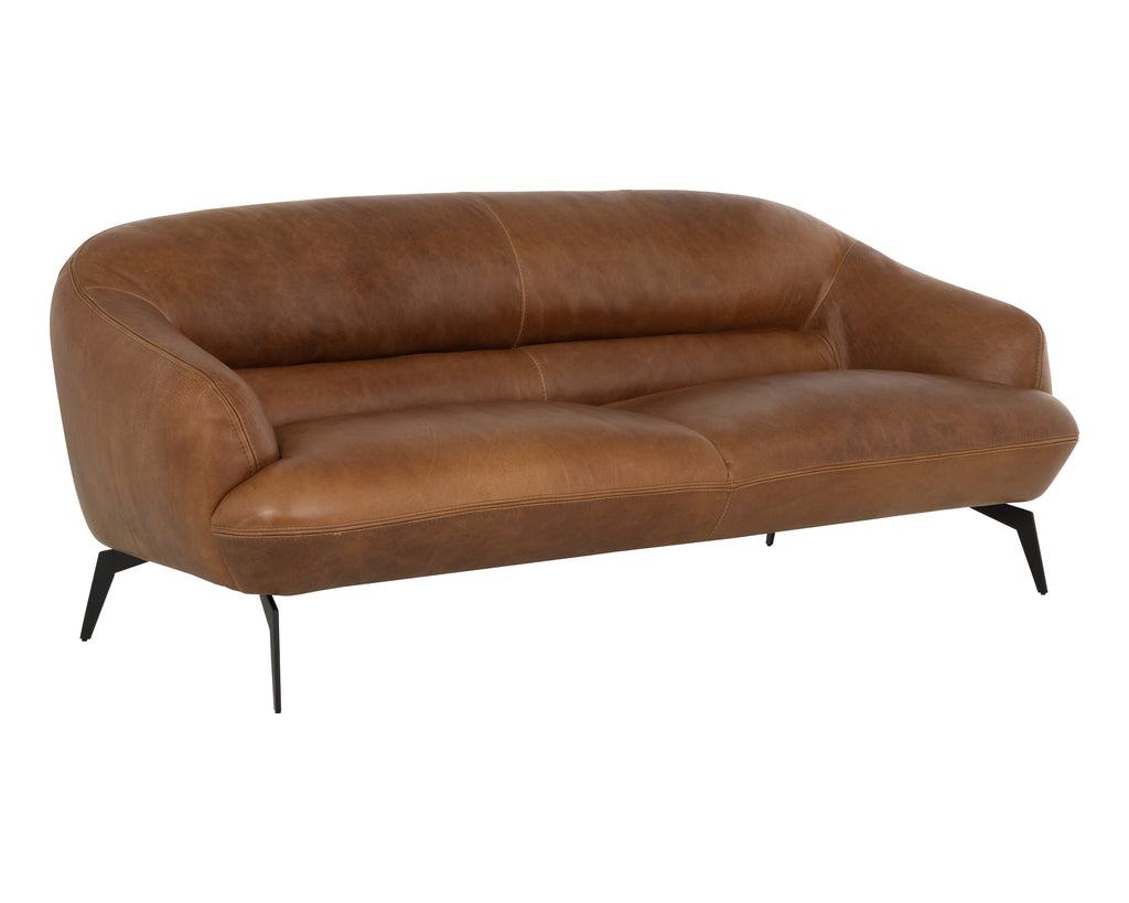 Armani Sofa - Cognac Leather