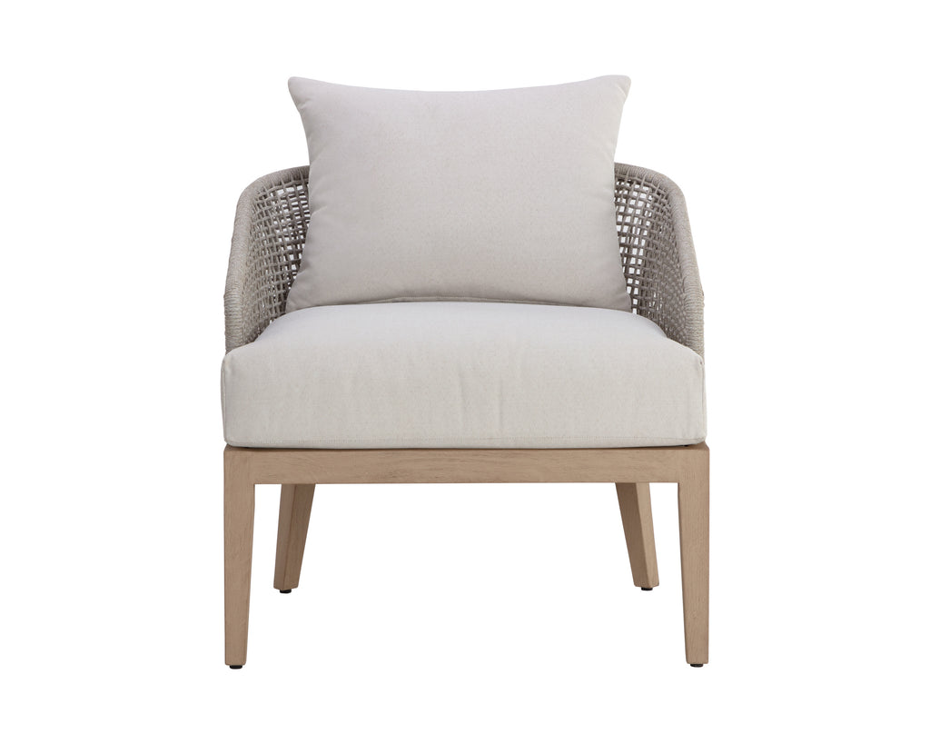 Capri Lounge Chair - Drift Brown - Palazzo Cream