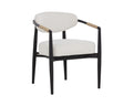 Marita Dining Armchair - Black - Louis Cream
