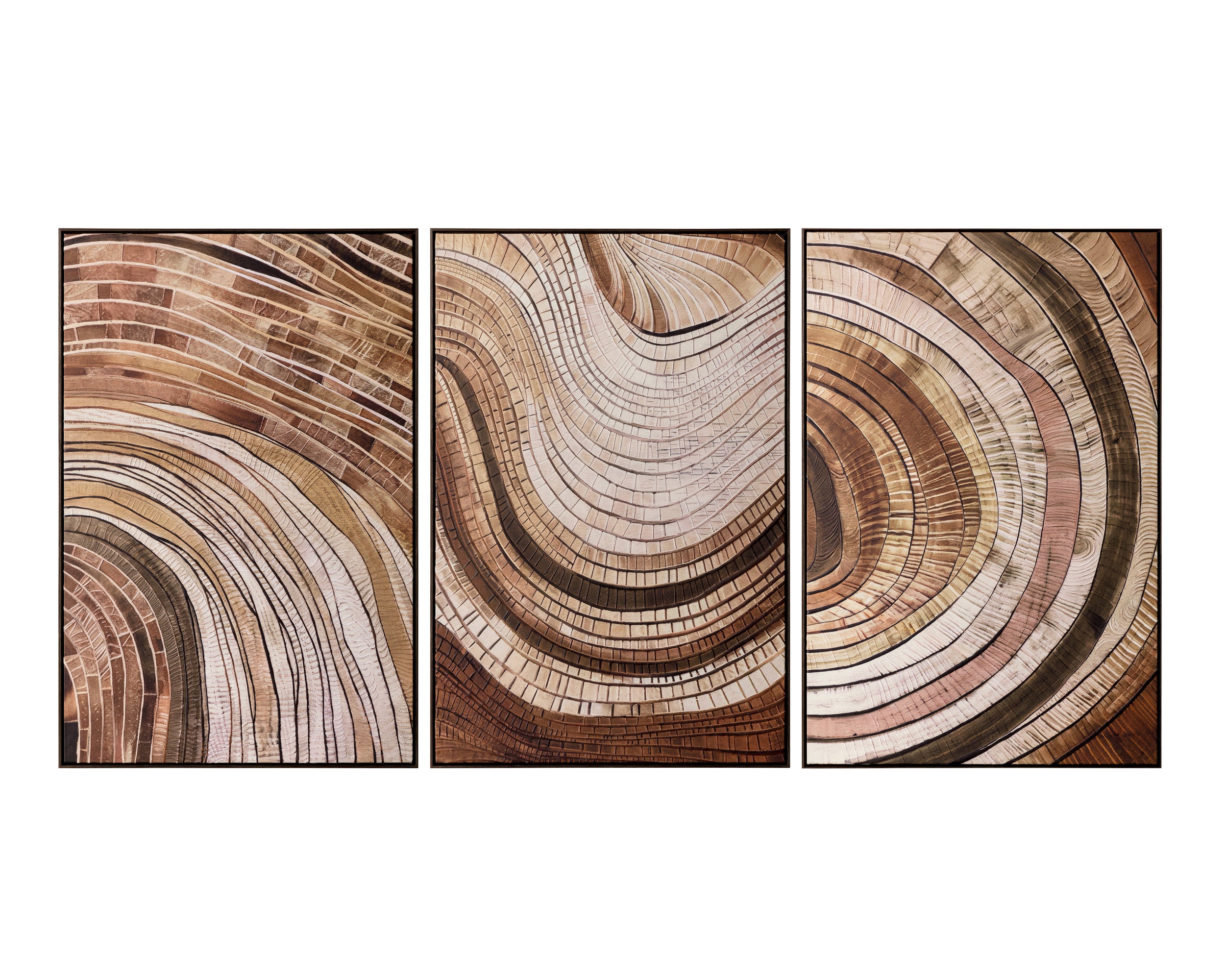 Turning Point Ii - 40" X 60" - Bronze Floater Frame