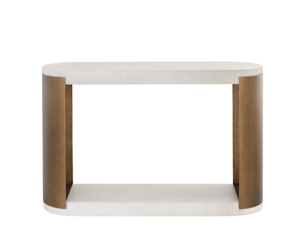 Cavette Console Table - White