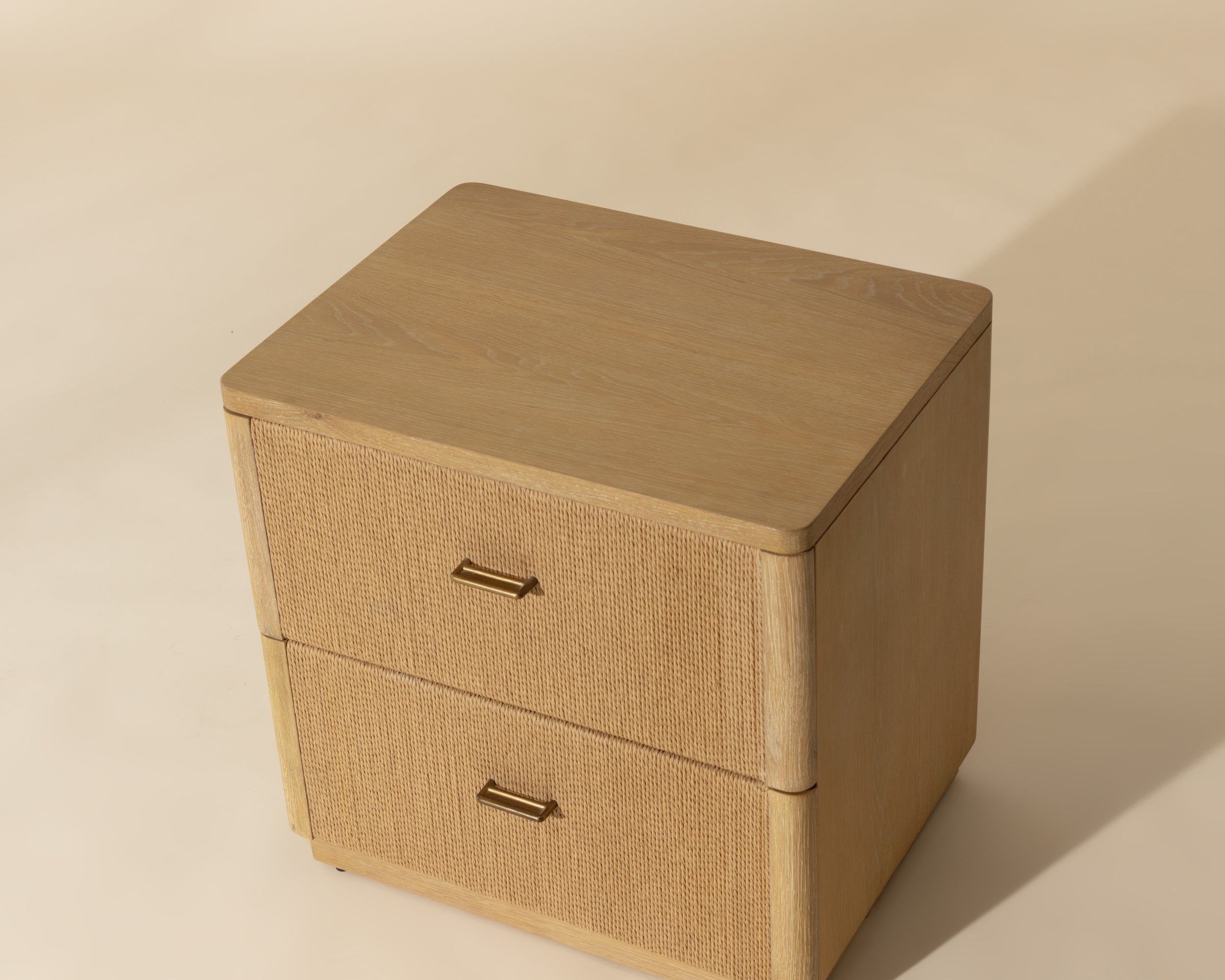 Etienne Nightstand - Rustic Oak