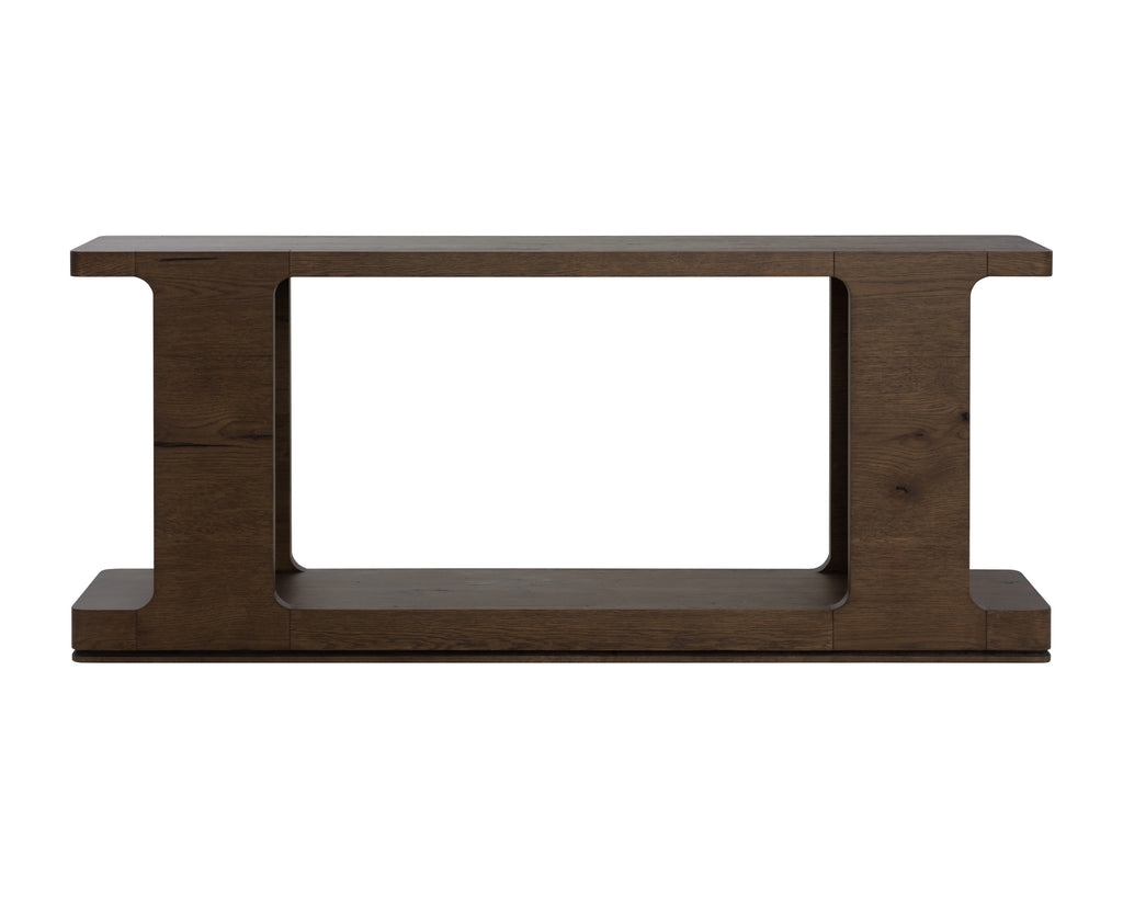 Hercules Console Table - Aged Brown
