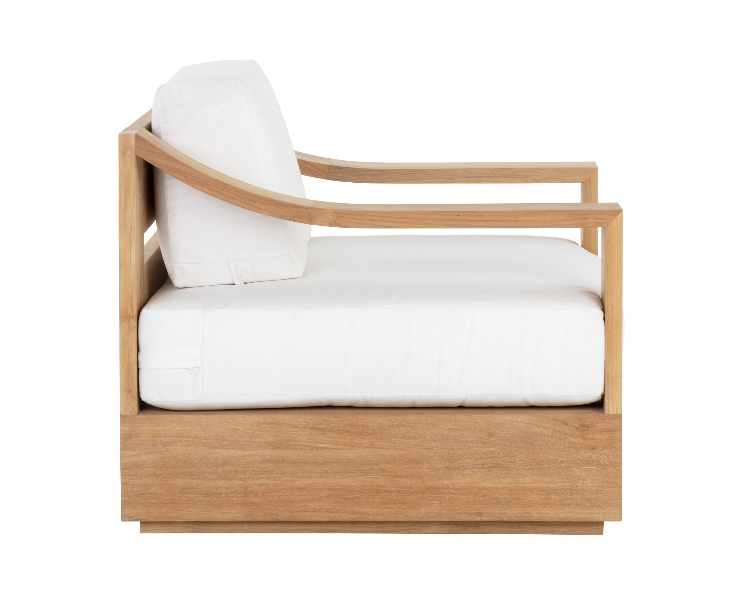 Tahiti Swivel Lounge Chair - Stinson White