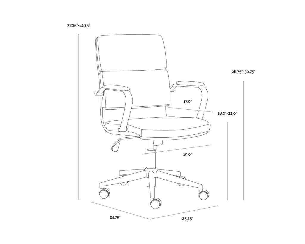 Kleo Office Chair - Tan