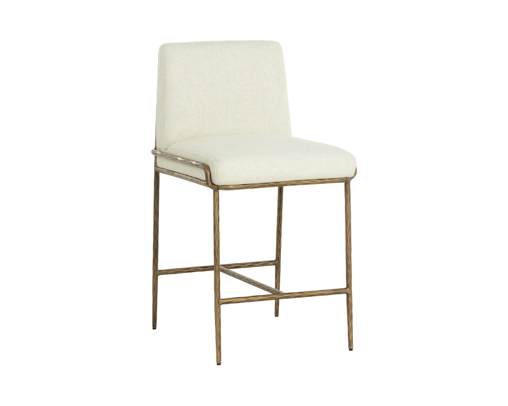 Lathan Counter Stool - Geralt Linen