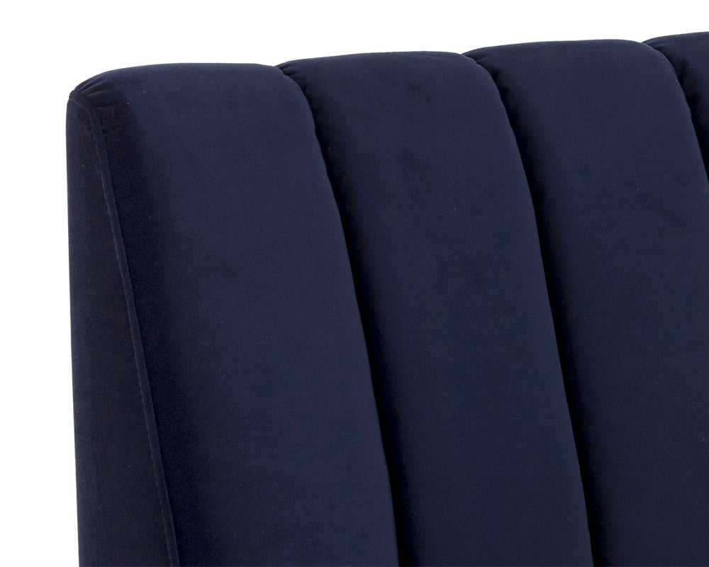 Kosovo Banquette - Brown - Abbington Navy