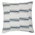 Beni Teal on White Pillow