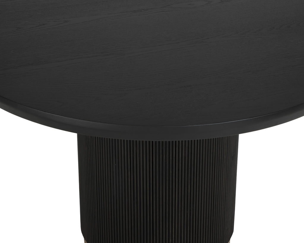 Kalla Dining Table - Round - Charcoal - 48"