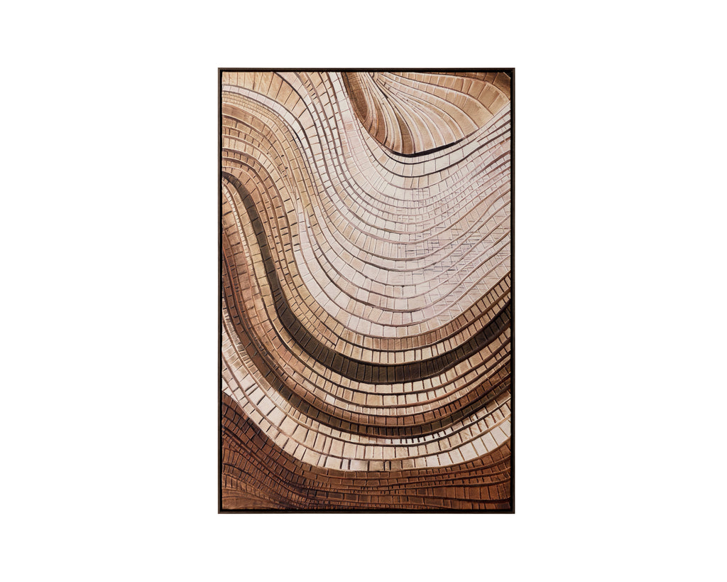 Turning Point Ii - 40" X 60" - Bronze Floater Frame