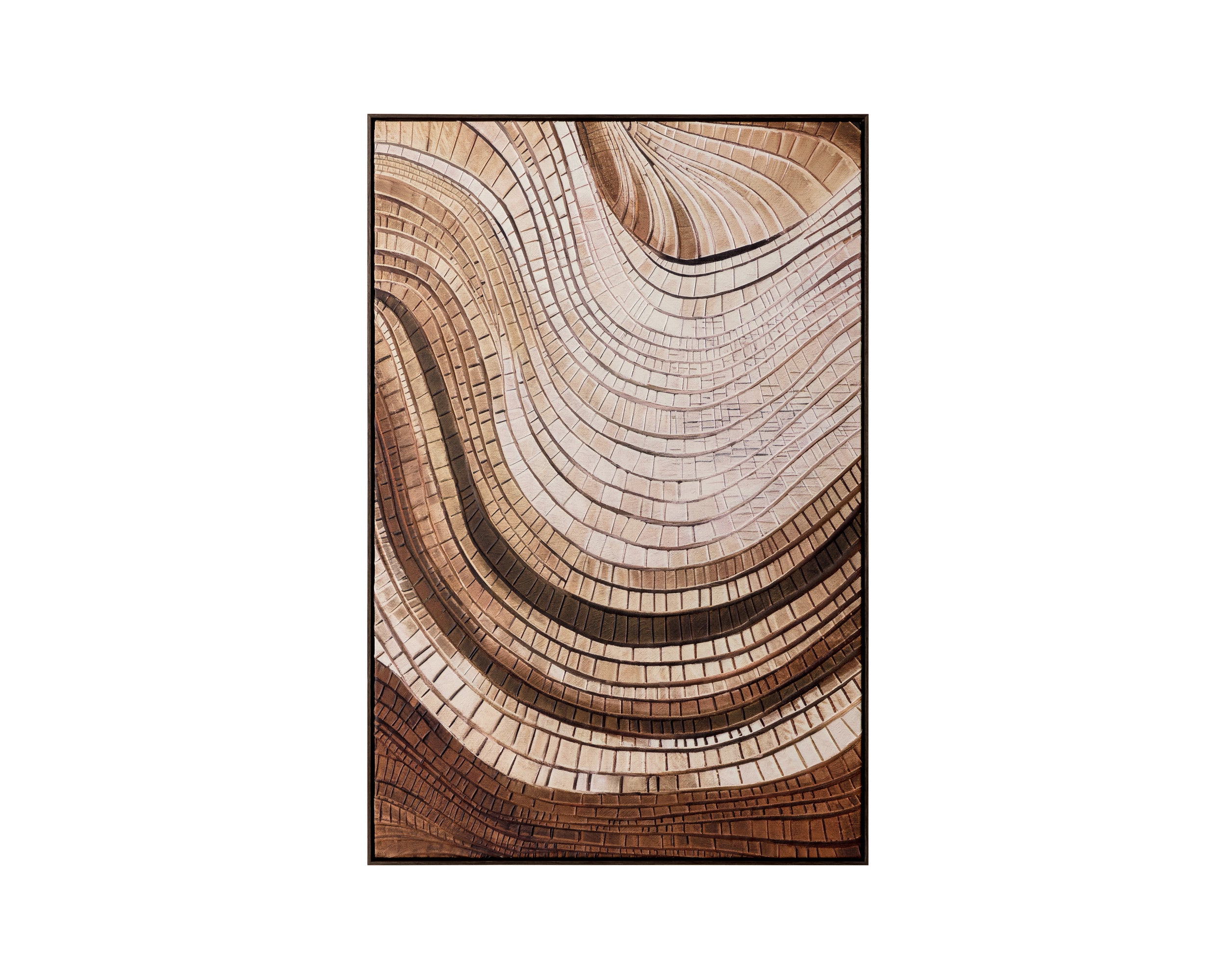 Turning Point Ii - 40" X 60" - Bronze Floater Frame