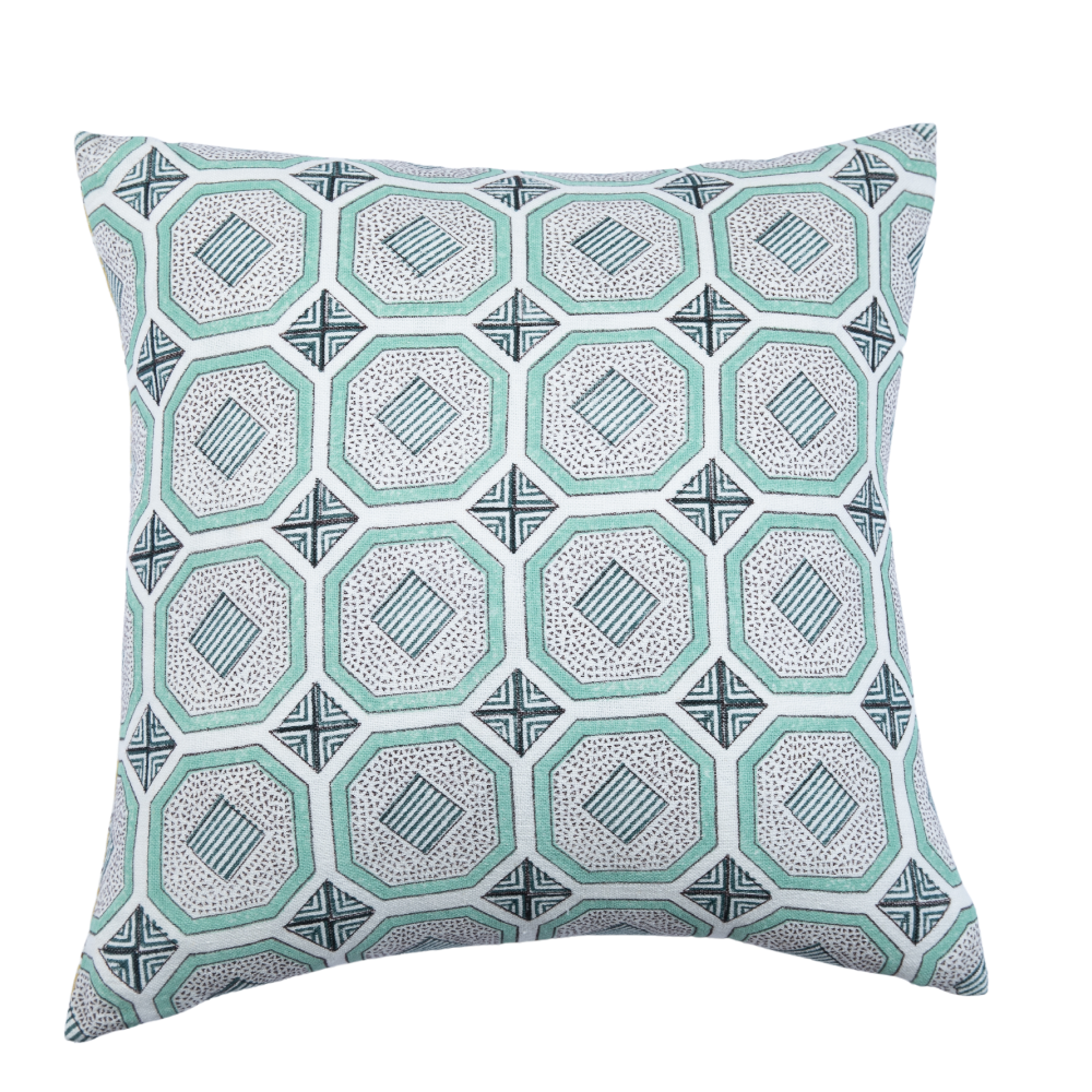 Evara Surf on white Pillow