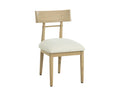 Florian Dining Chair - Light Oak - Geralt Linen