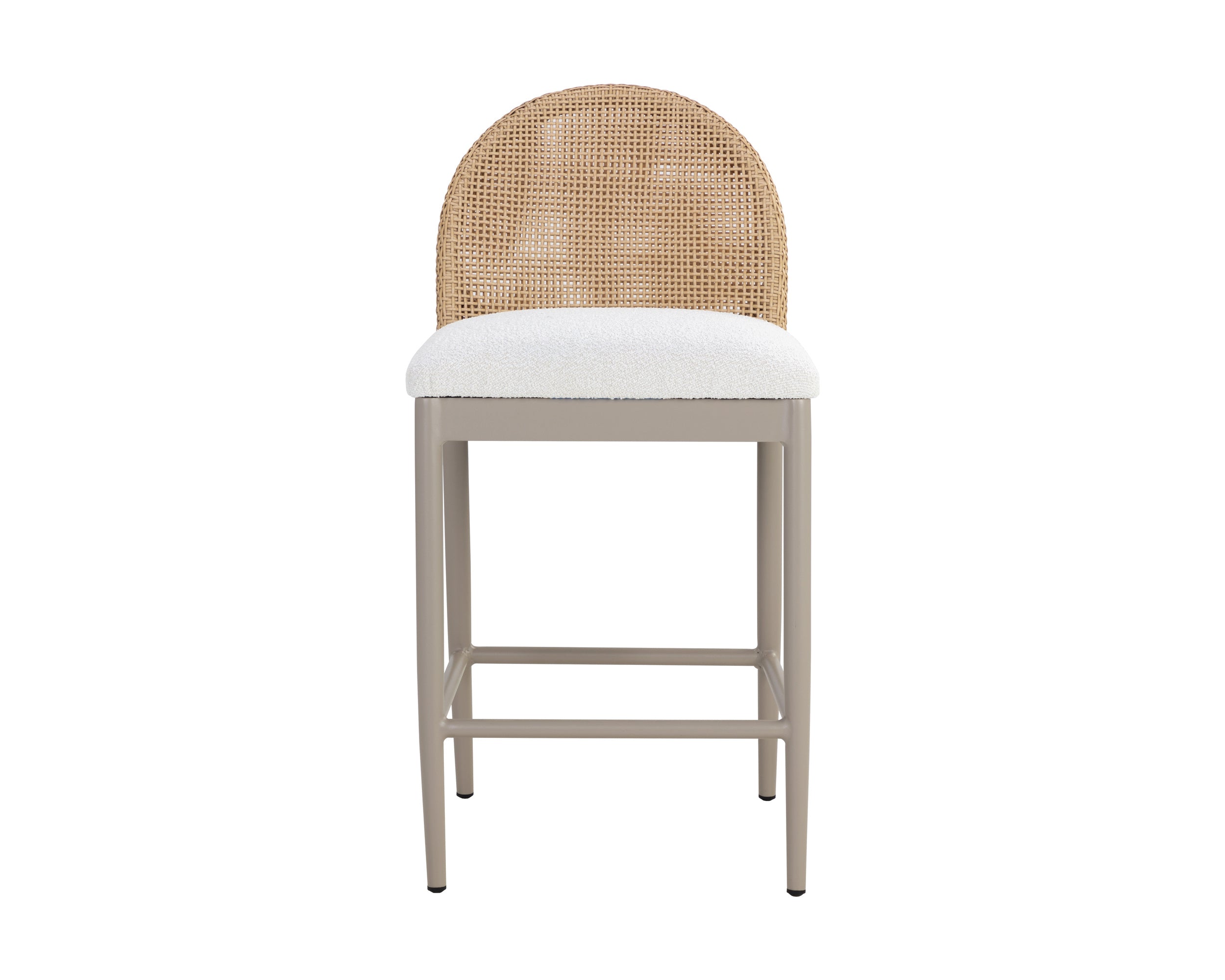 Calandri Counter Stool - Greige - Louis Cream