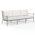 Provence Sofa in Canvas Flax w/ Self Welt