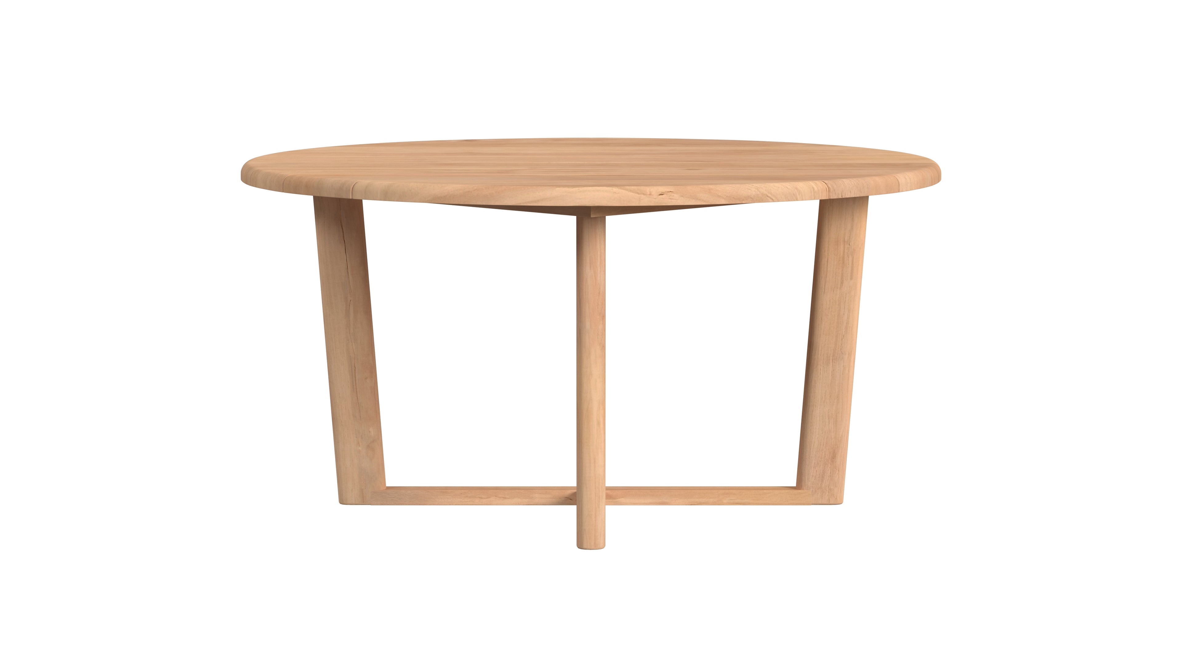Natural Teak 56" Round Dining Table