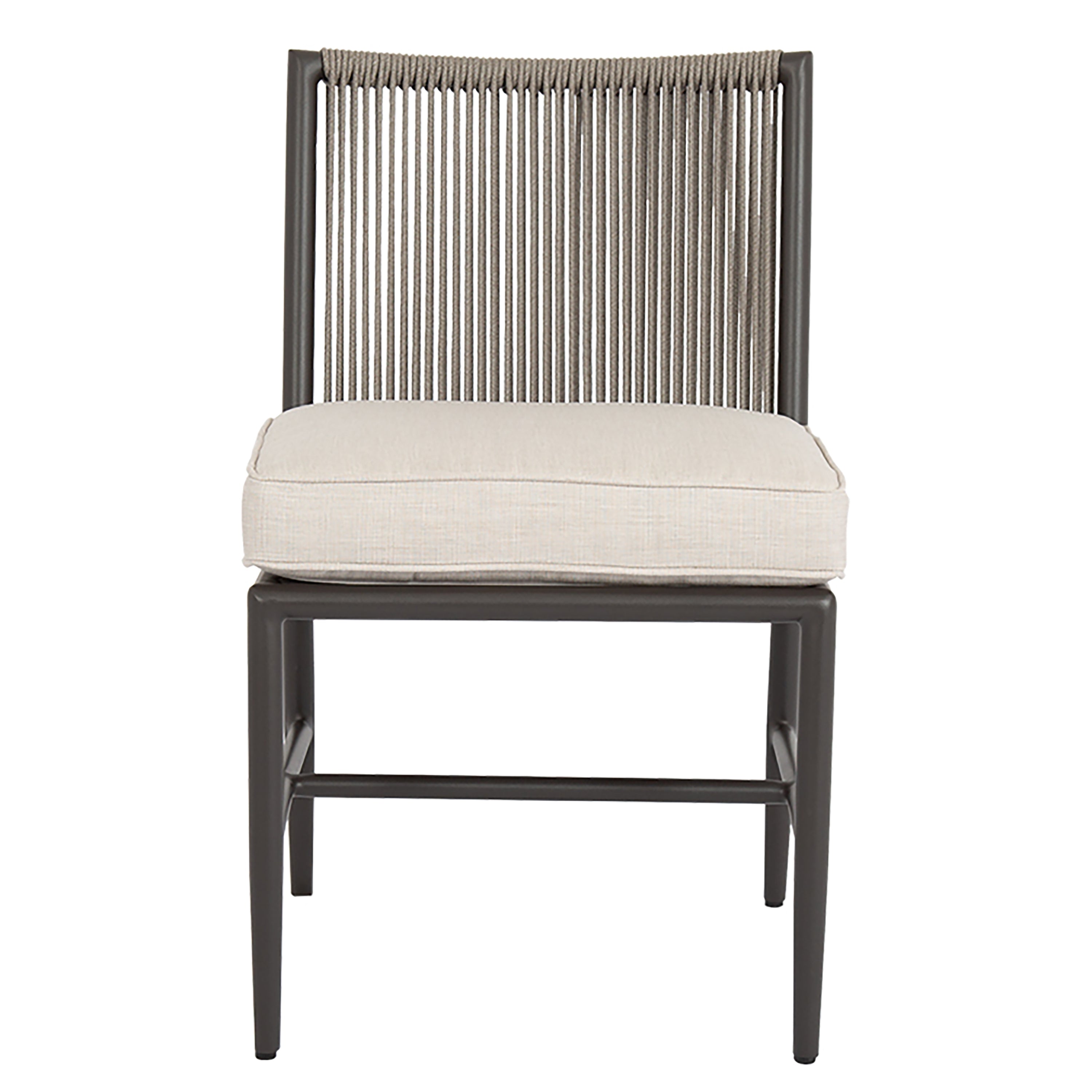 Pietra Armless Dining Chair in Echo Ash, No Welt