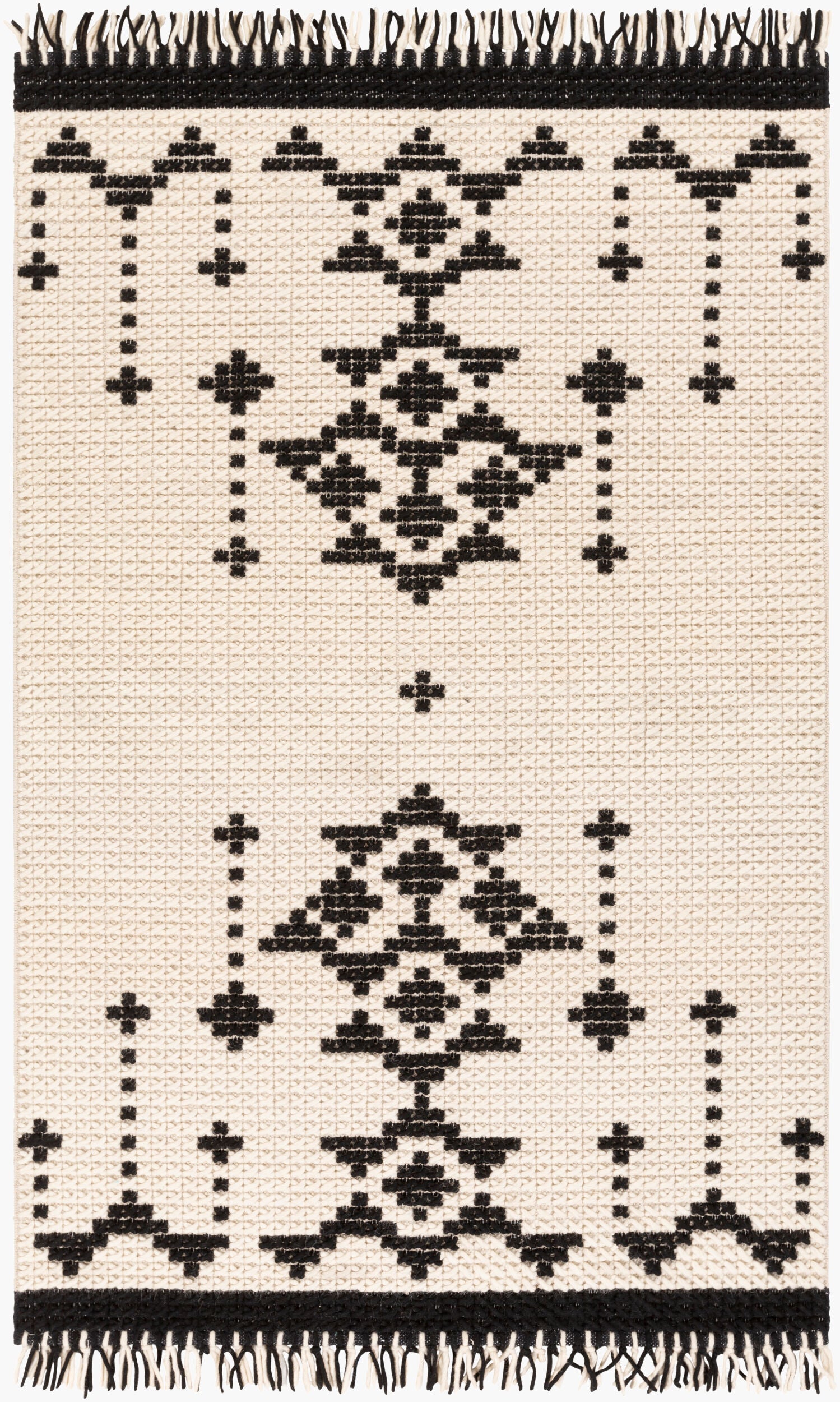 Beni Ourain Rug | Black | BON2302