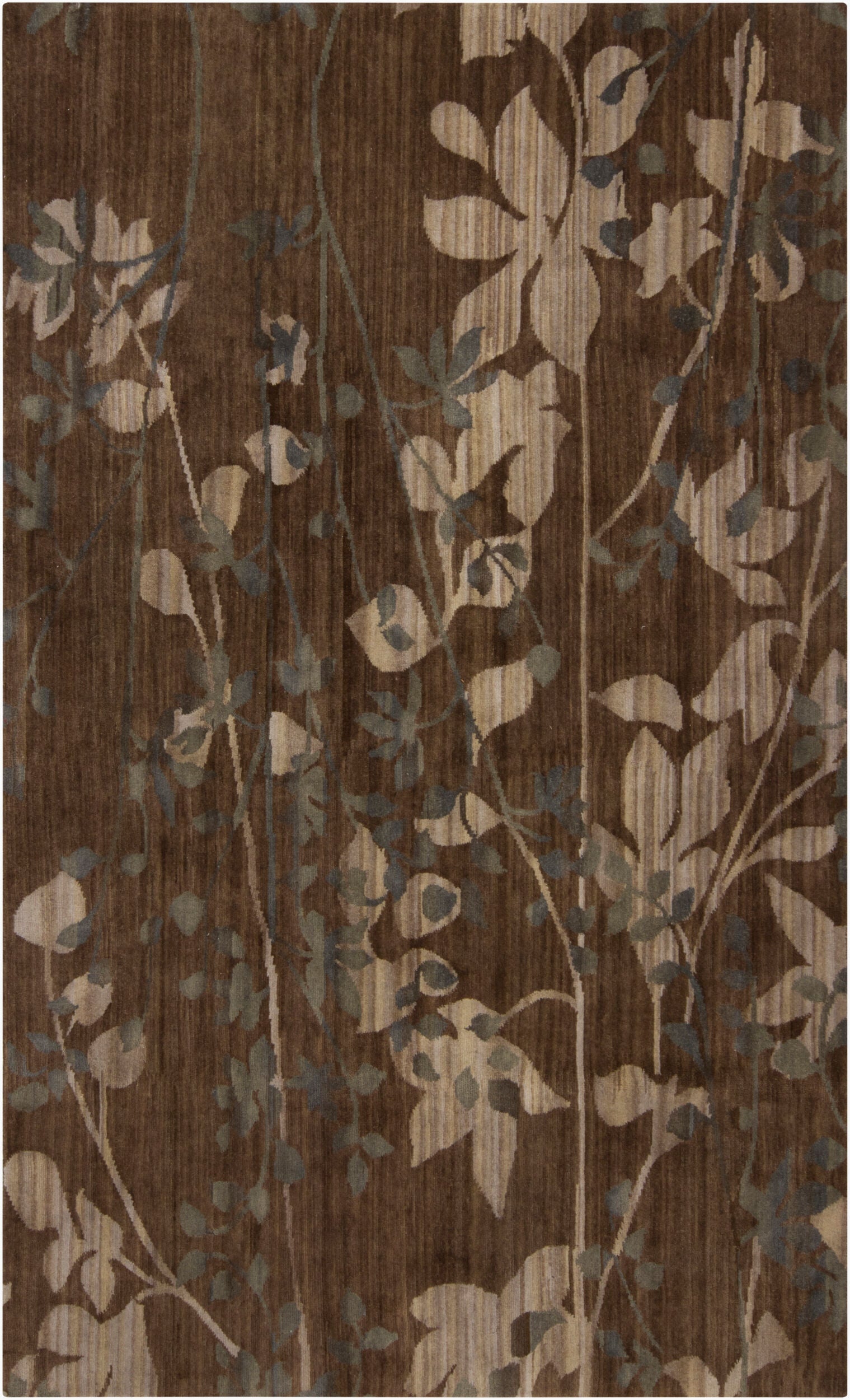 Brocade Rug | Dark Brown | BRC1003