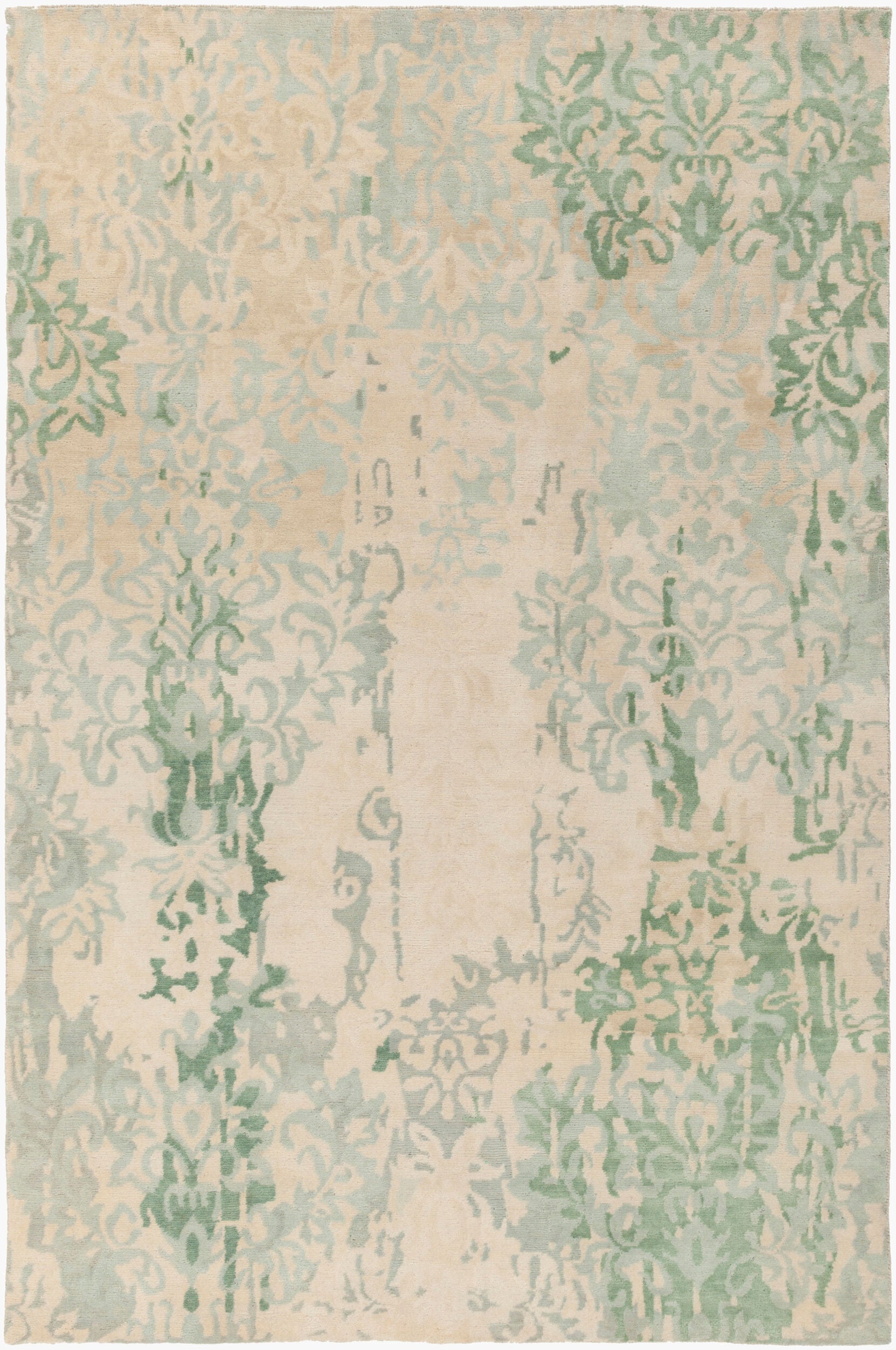 Brocade Rug | Light Sage | BRC1012