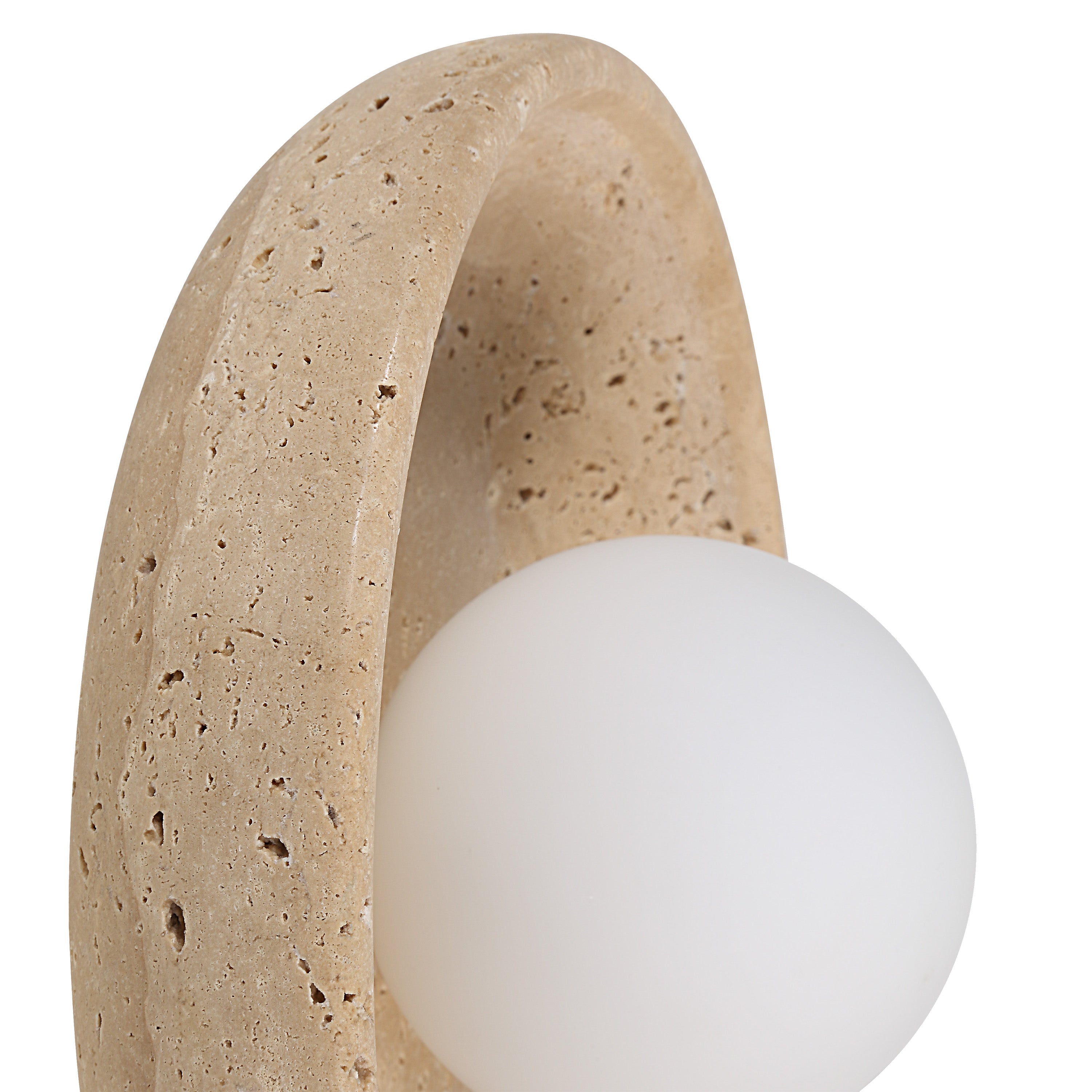 Myrtos Sconce | Travertine
