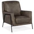 Amette Metal Frame Club Chair | Black