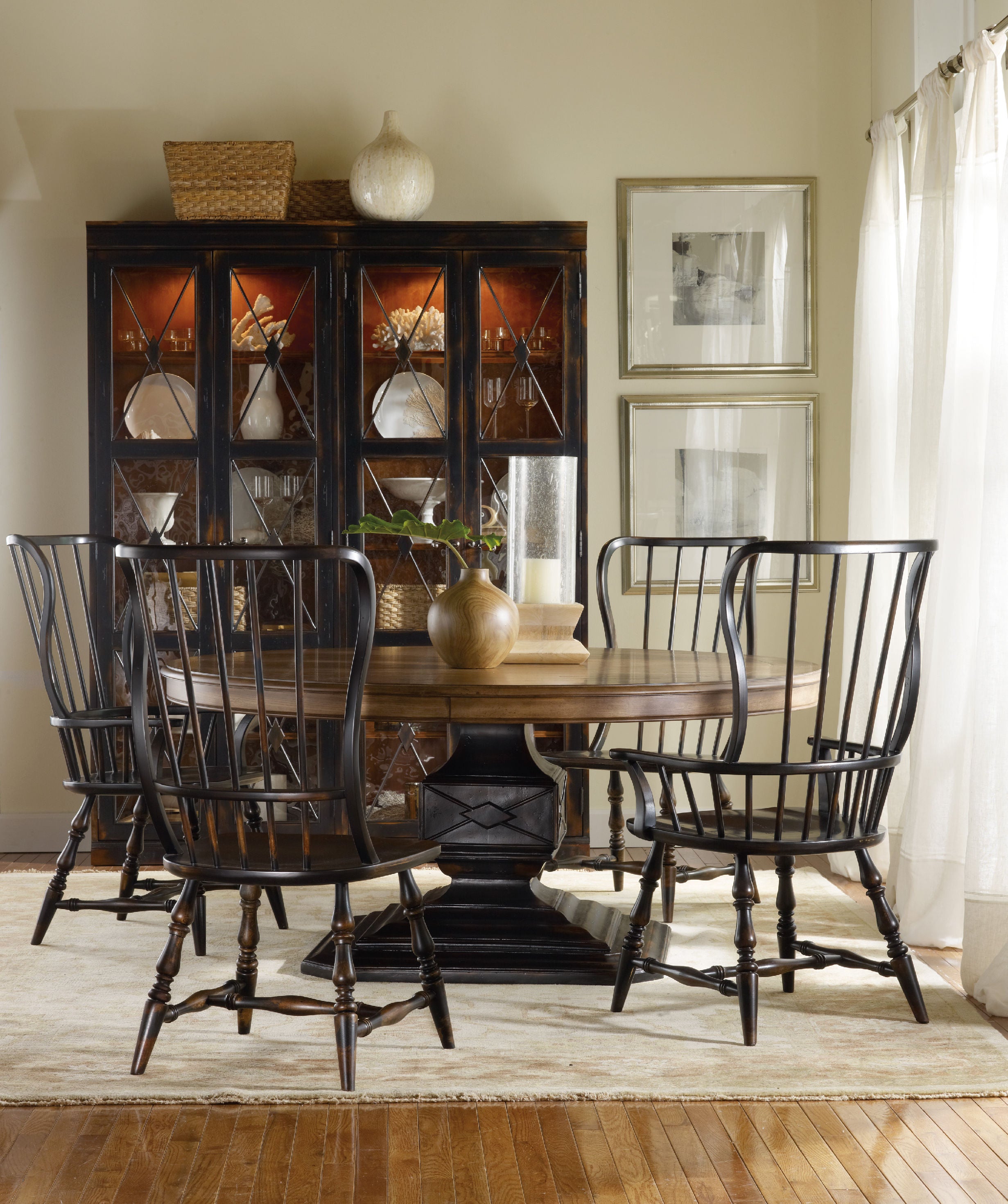 Sanctuary Spindle Side Chair | Ebony