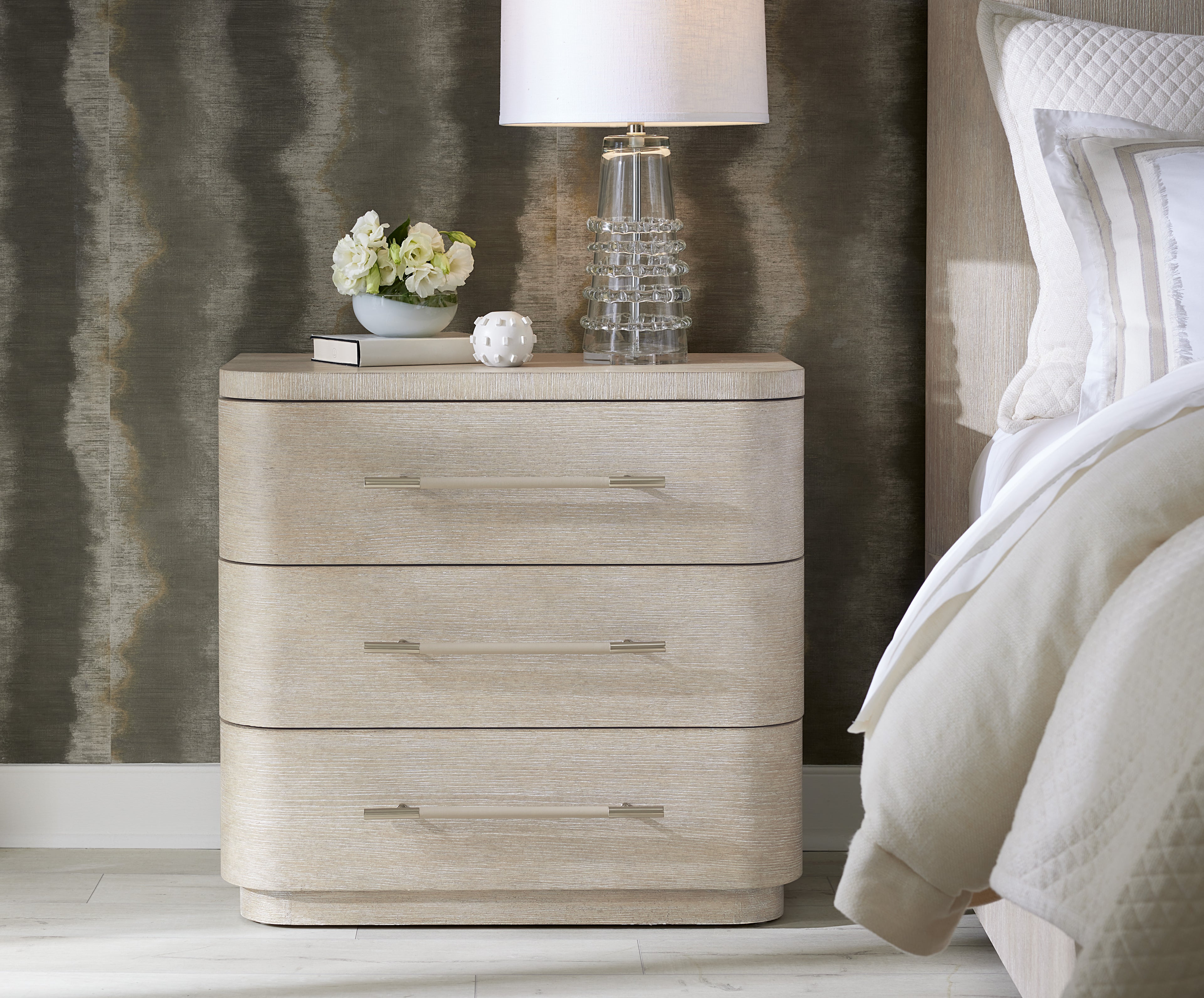 Modern Mood Three Drawer Nightstand | Diamond