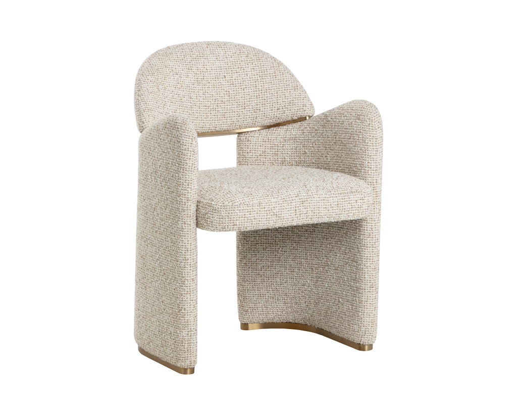 Snowden Dining Armchair - Noah Ecru