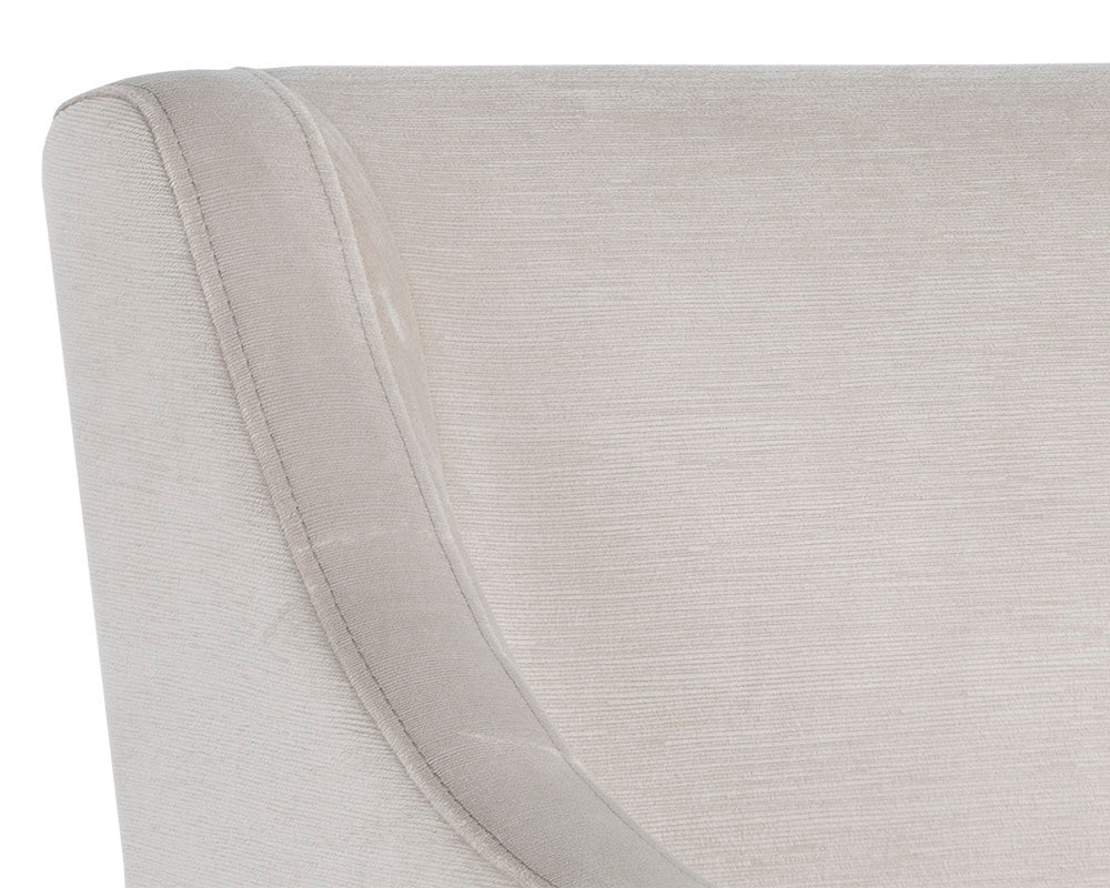 Zane Wheeled Dining Armchair - Piccolo Prosecco