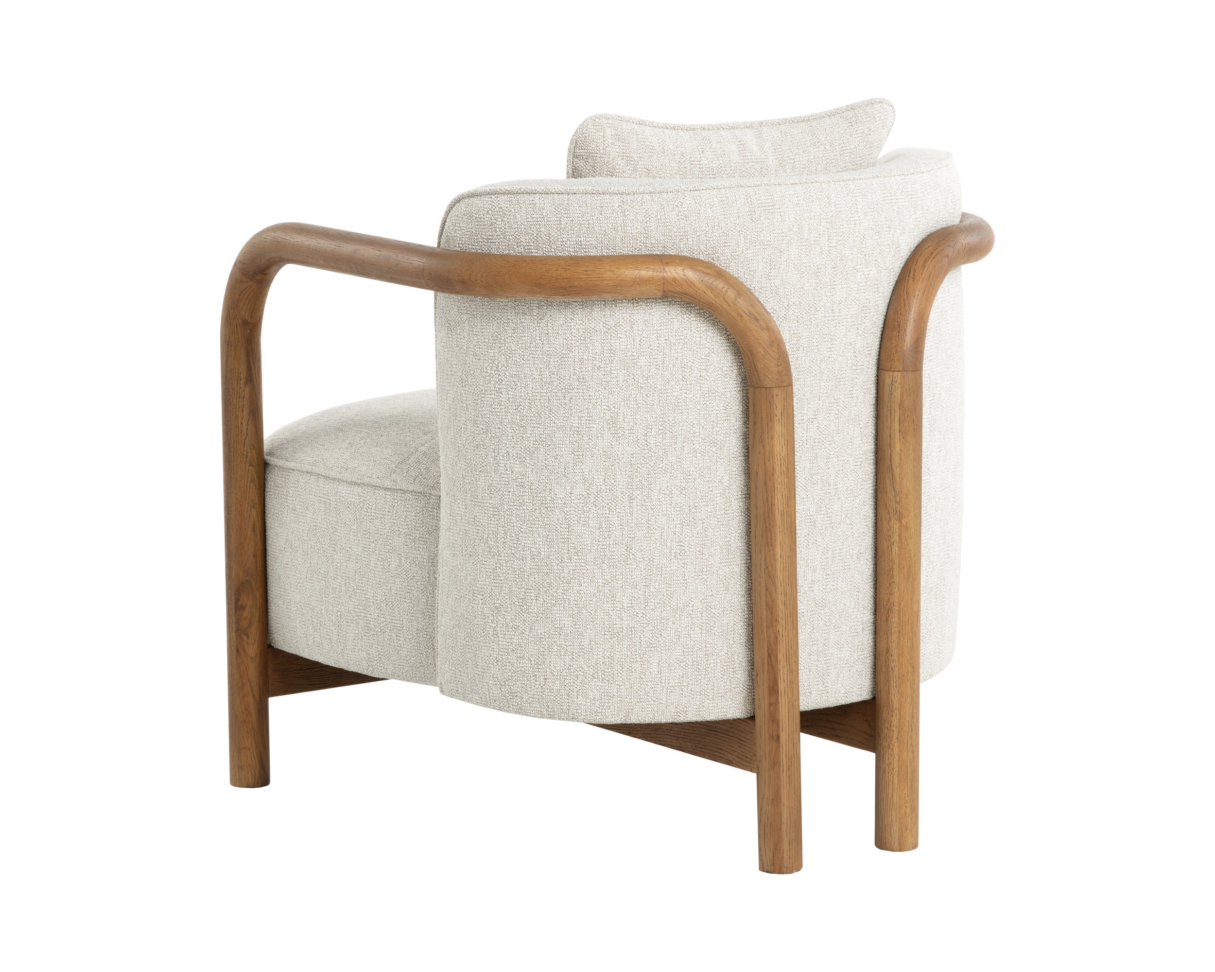 Beatrice Lounge Chair - Dove Cream